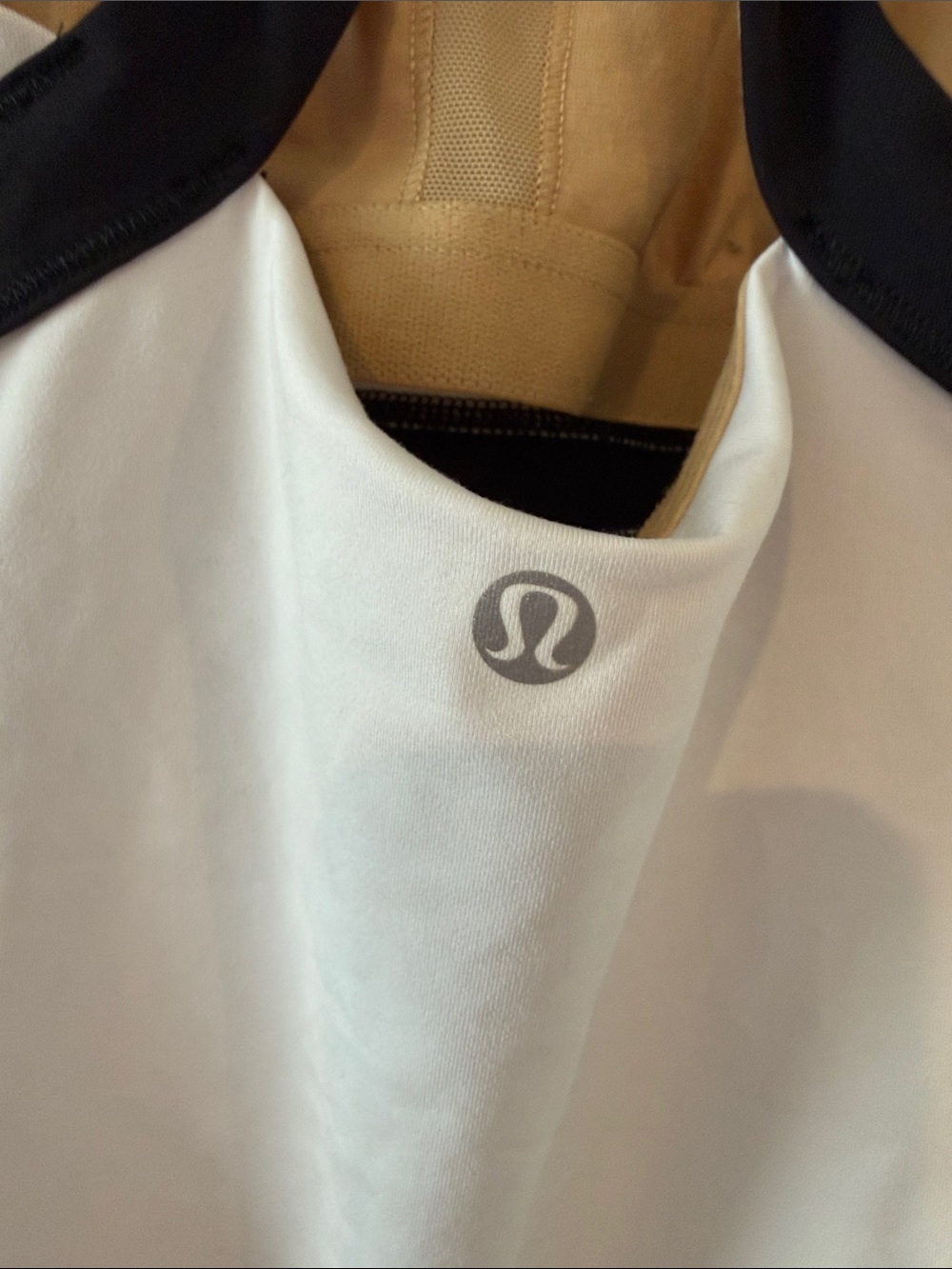 lululemon athletica Black, White & Tan Racerback Tank - Picture 3 of 7